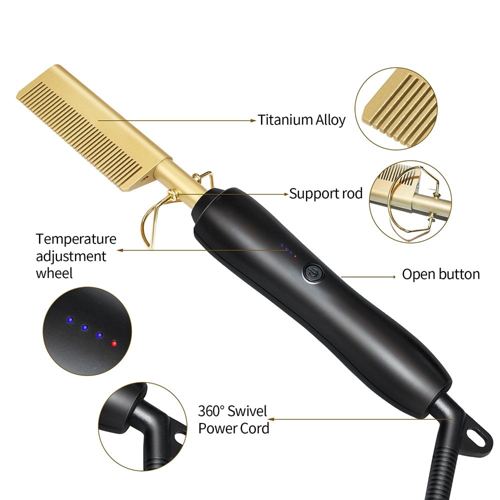 Hair Straightener Heat Comb Hair Straightener Heat Comb