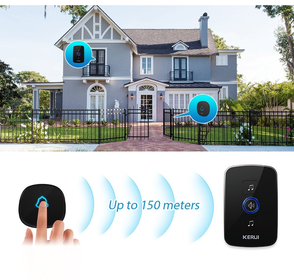 Songs Optional Waterproof Wireless Smart Doorbell Songs Optional Waterproof Wireless Smart Doorbell