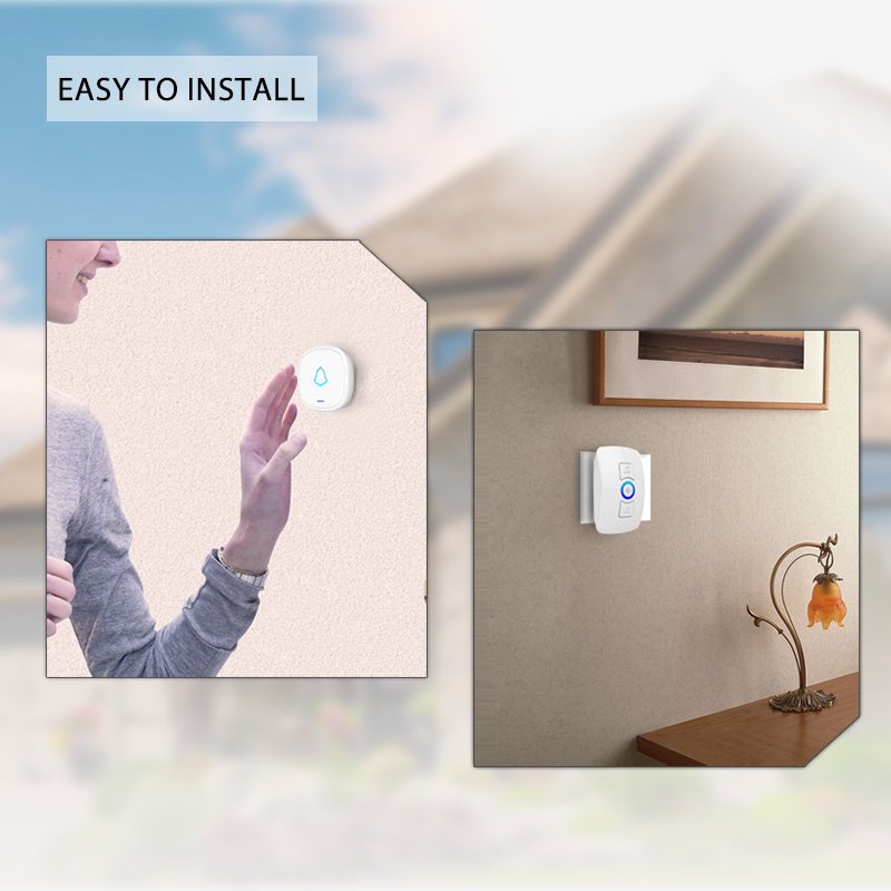 Songs Optional Waterproof Wireless Smart Doorbell Songs Optional Waterproof Wireless Smart Doorbell