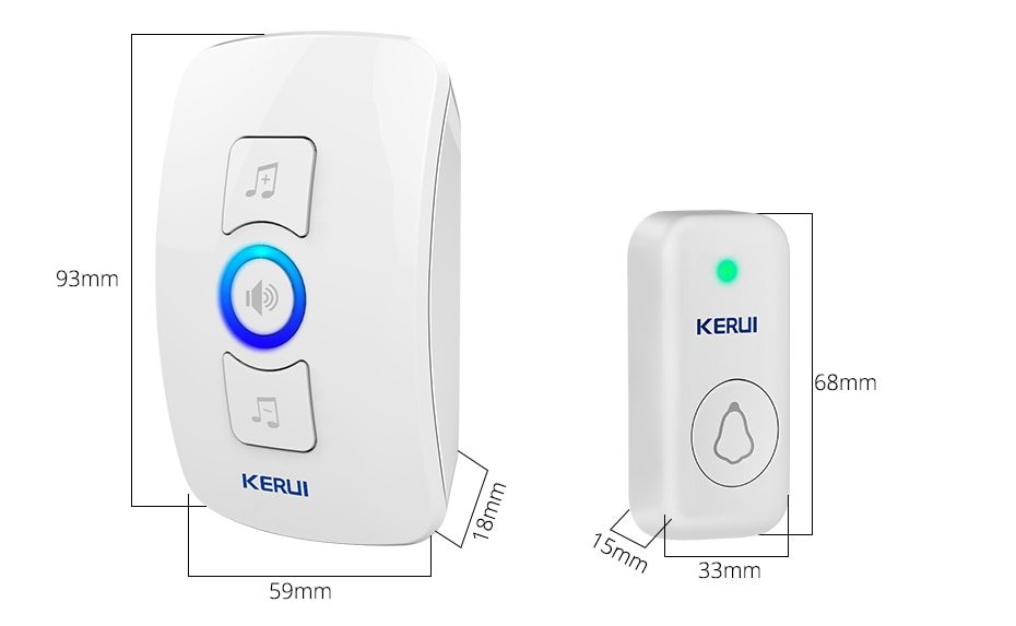 Songs Optional Waterproof Wireless Smart Doorbell Songs Optional Waterproof Wireless Smart Doorbell