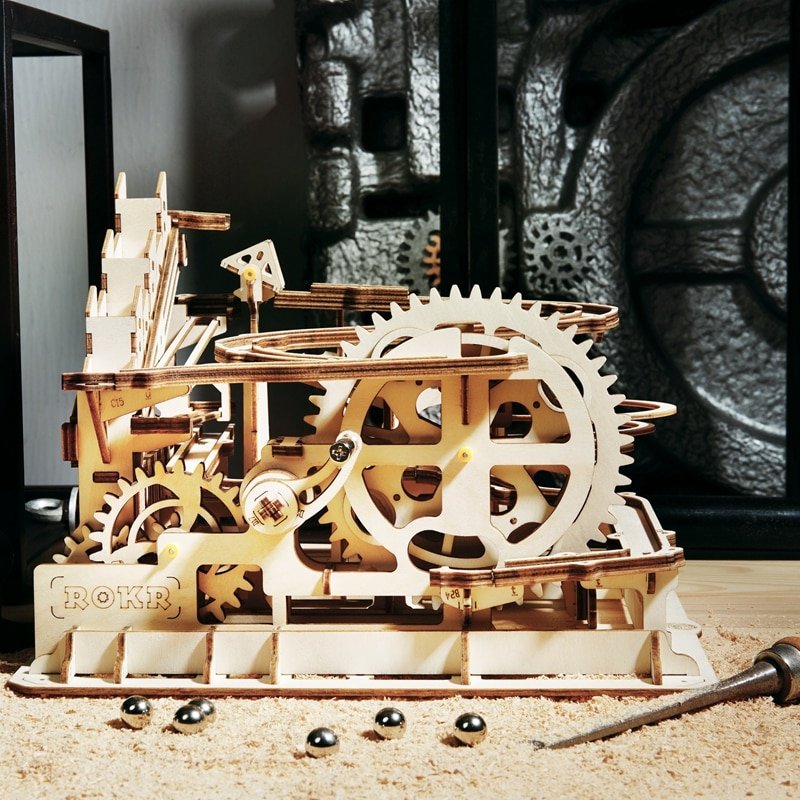DIY Waterwheel Wooden Model Puzzle DIY Waterwheel Wooden Model Puzzle