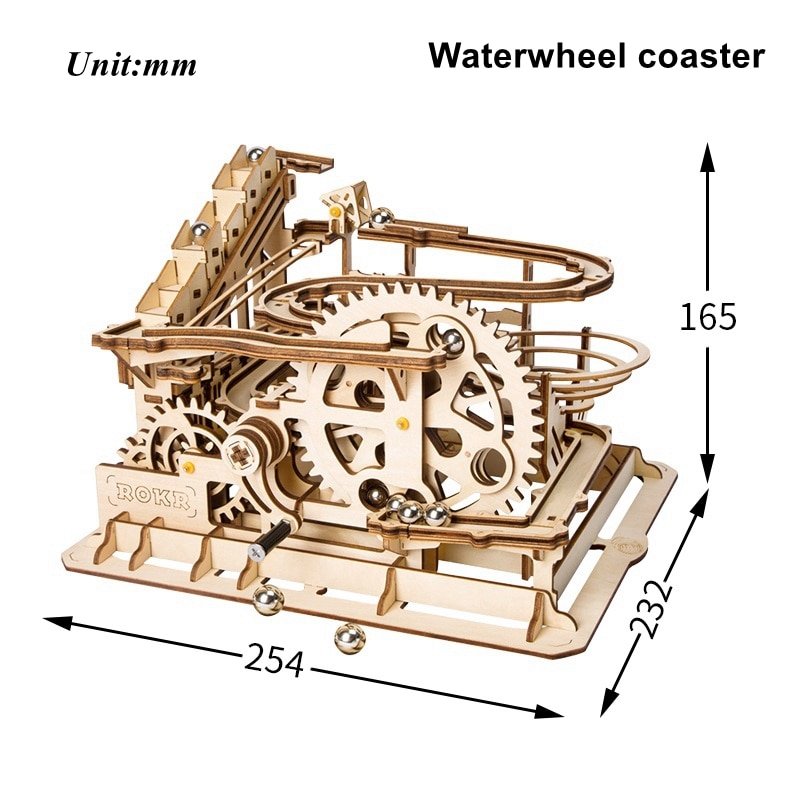 DIY Waterwheel Wooden Model Puzzle DIY Waterwheel Wooden Model Puzzle