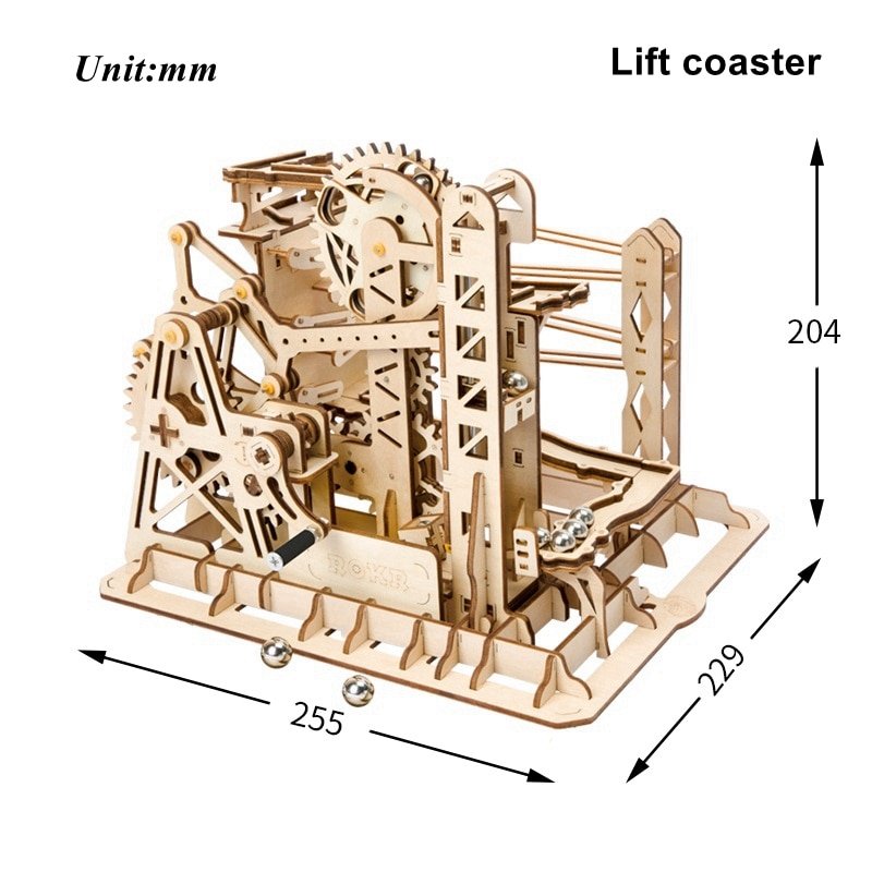 DIY Waterwheel Wooden Model Puzzle DIY Waterwheel Wooden Model Puzzle