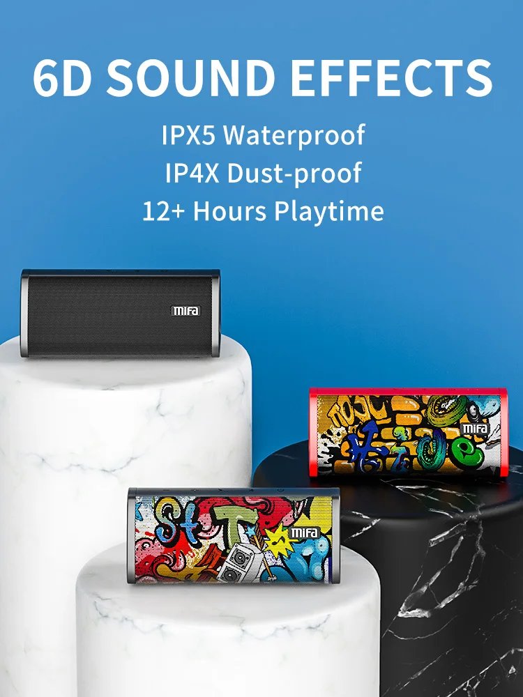 Graffiti Printed Wireless Bluetooth Speaker Graffiti Printed Wireless Bluetooth Speaker